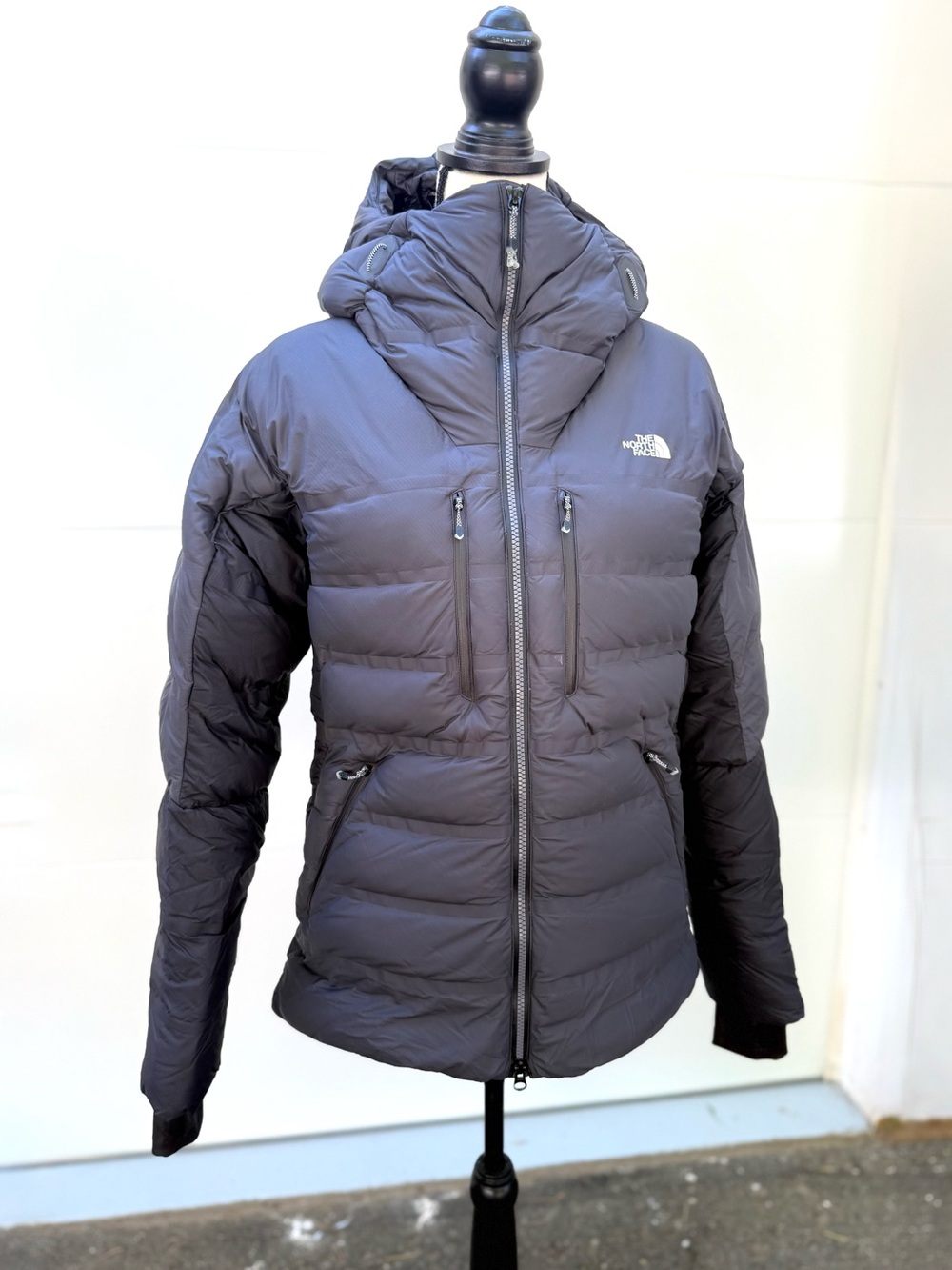 The North Face Women's Dark Gray/Black 800-fill Jacket - Size M NEW